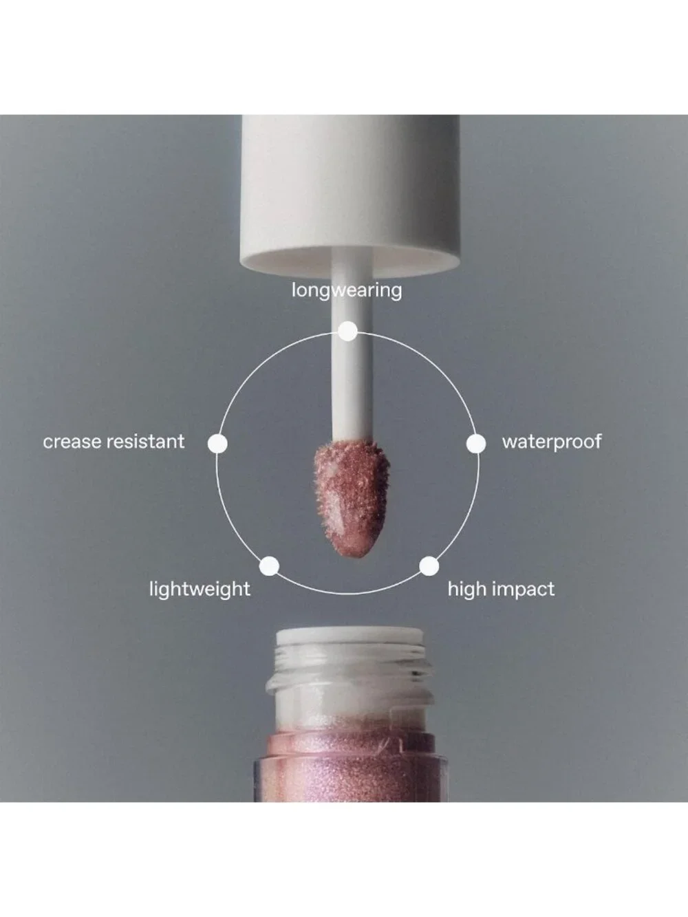 Lustrous Liquid Eyeshadow - High Impact Shimmer, Longwearing, Waterproof